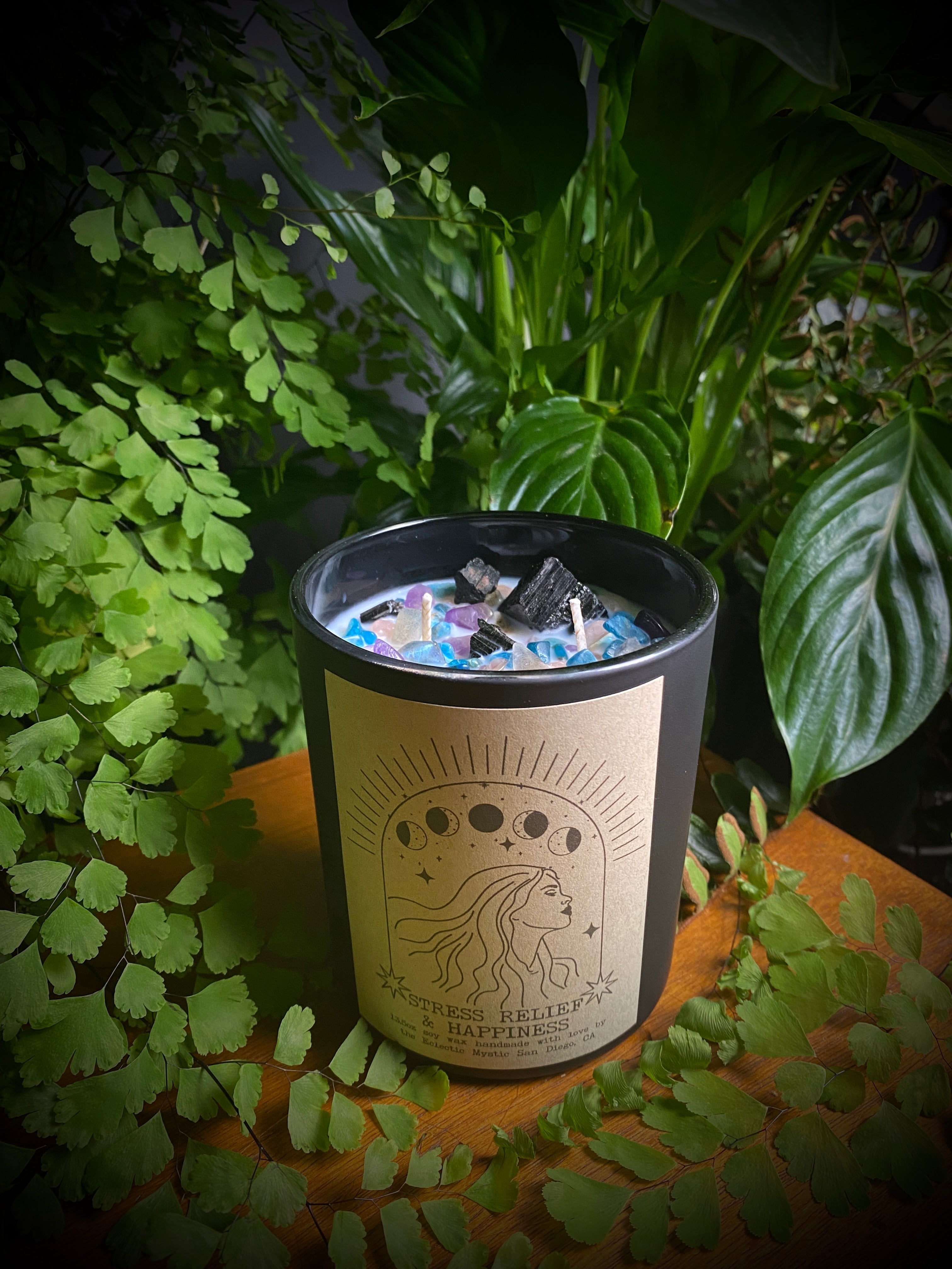 Stress Relief & Happiness Candle – The Eclectic Mystic