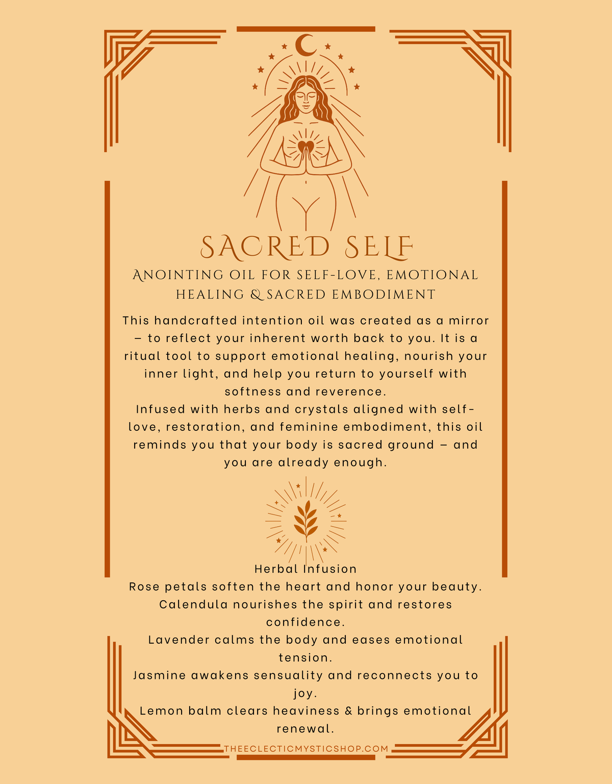 Sacred Self Intention Oil