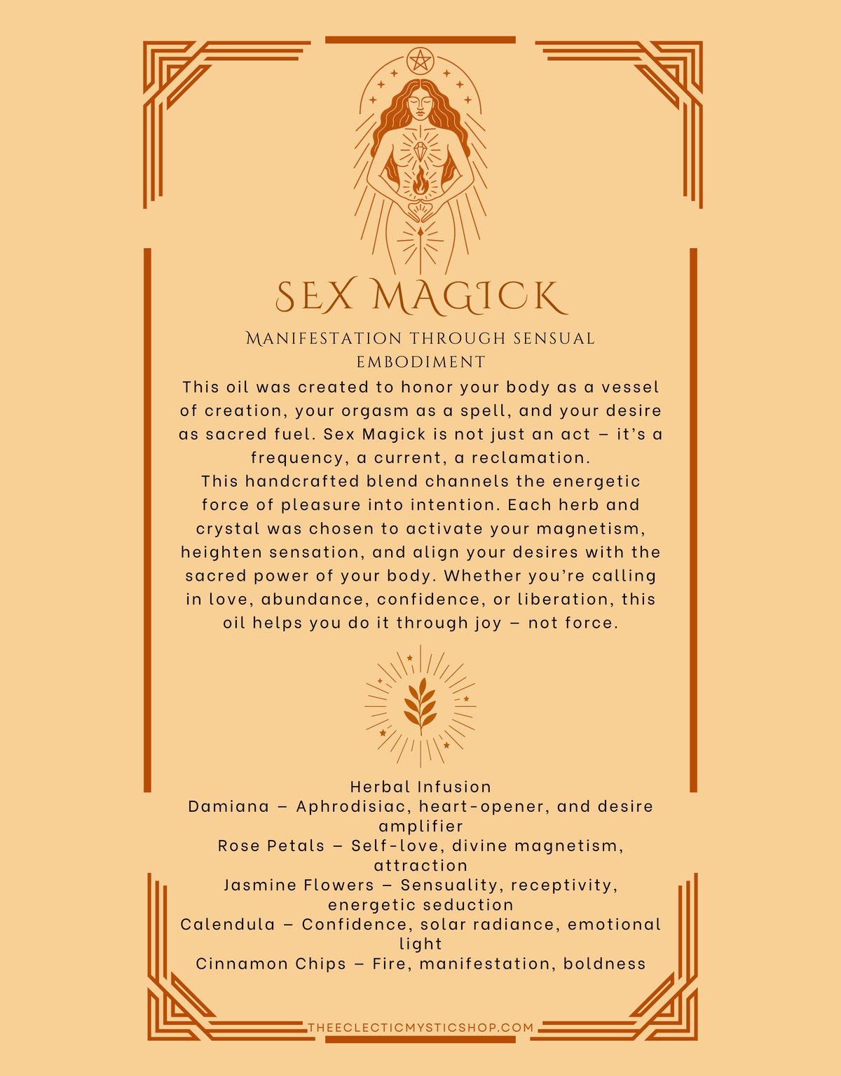 Sex Magick Intention Oil