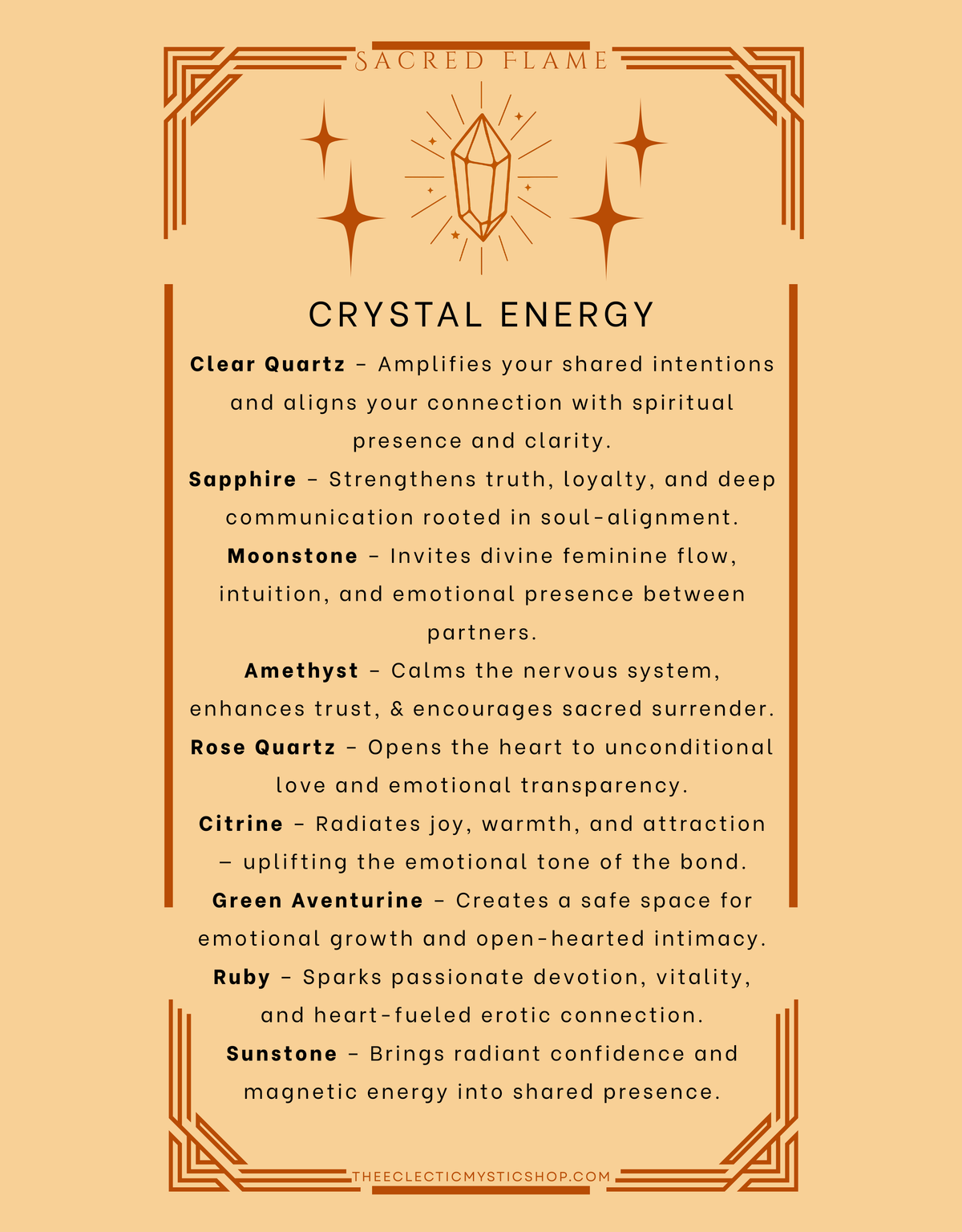 Sacred Flame - Soulmate Intention Oil