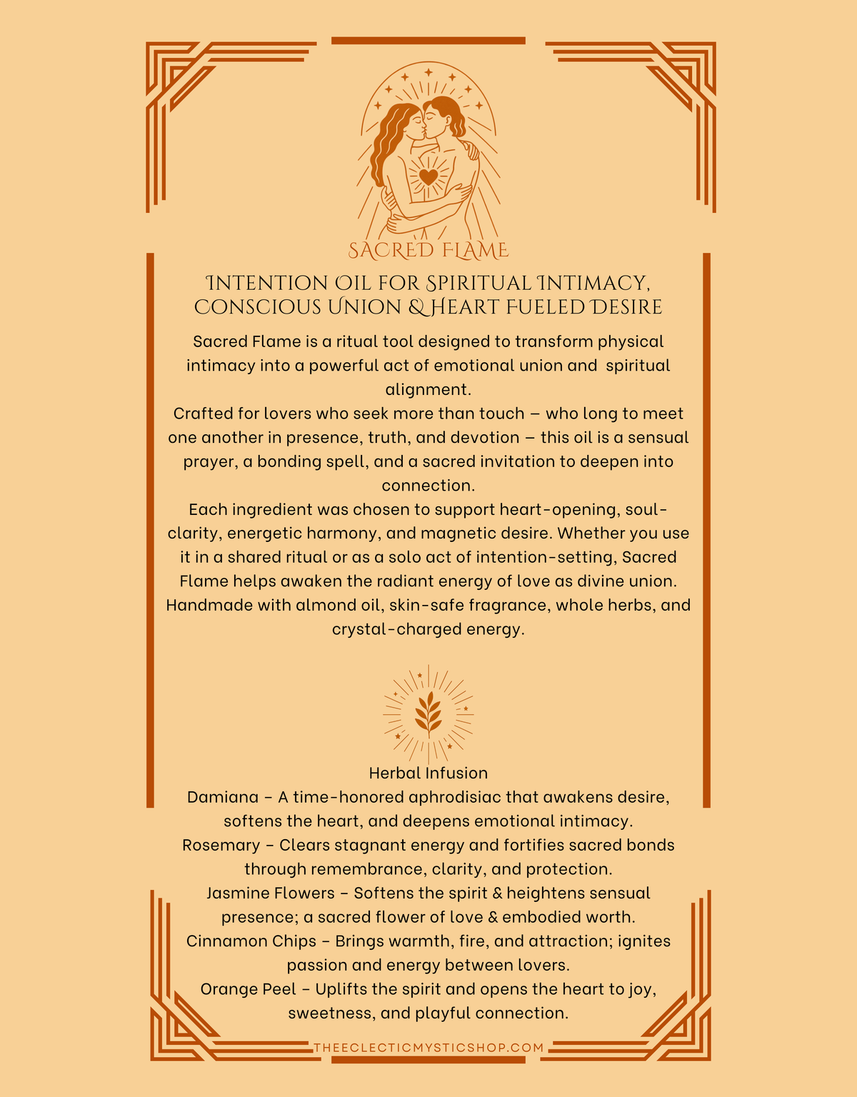 Sacred Flame - Soulmate Intention Oil