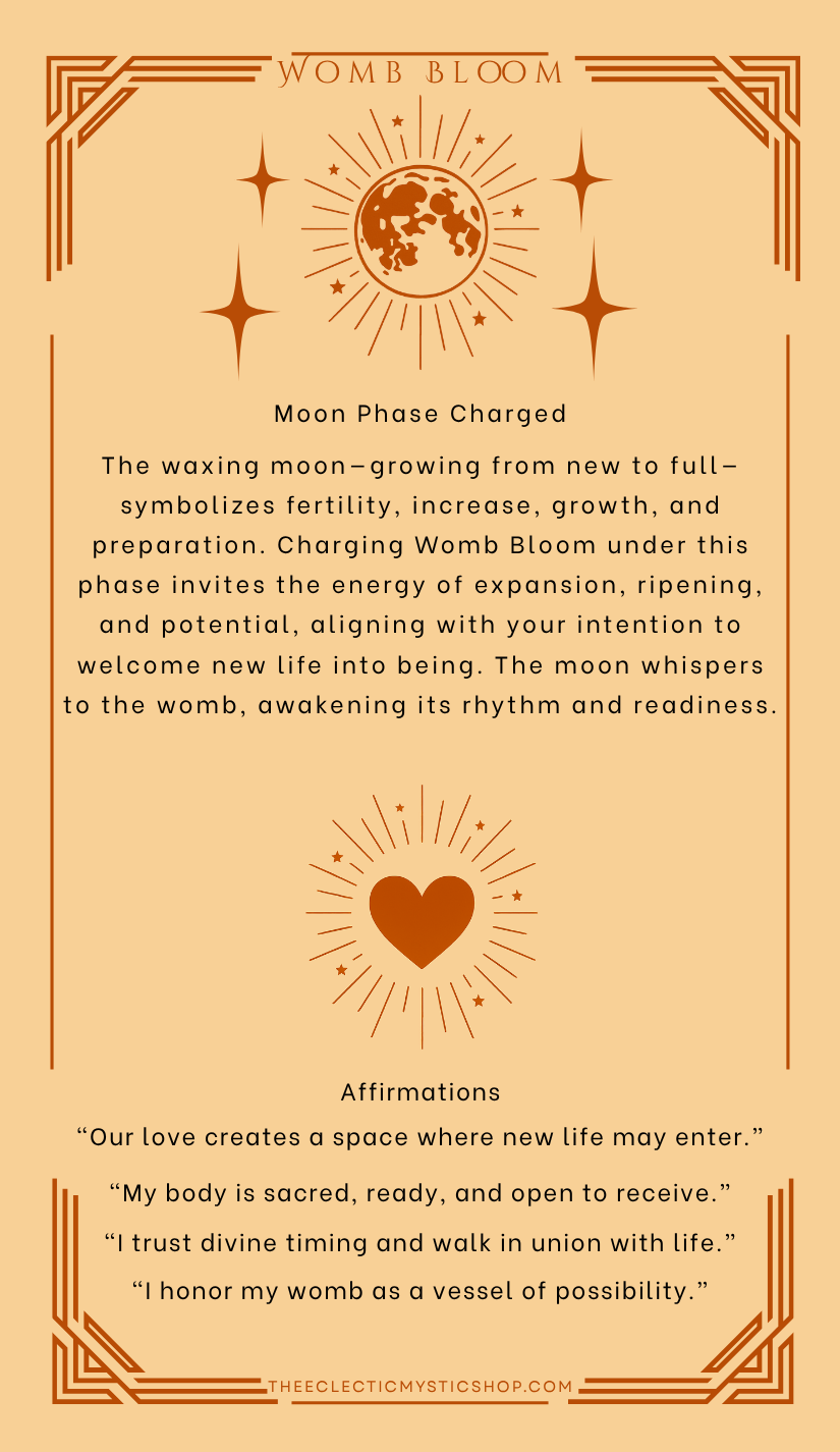 Womb Bloom 8oz – Fertility & Womb Connection