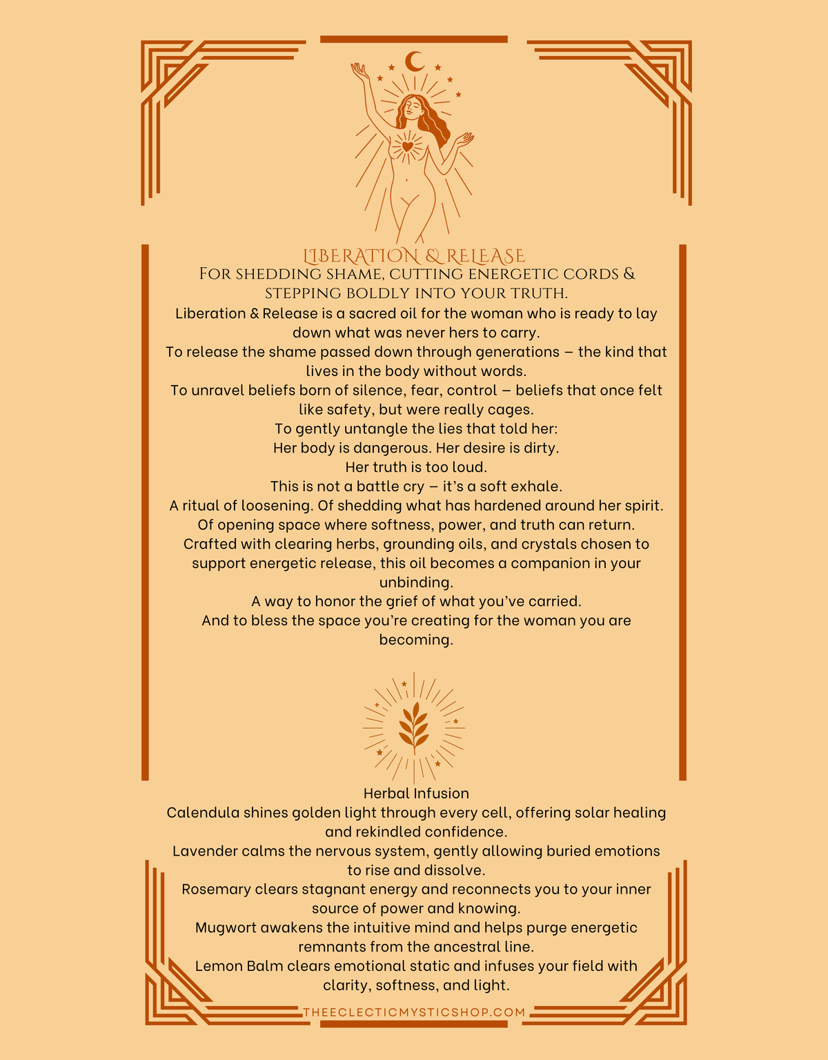 Liberation & Release Intention Oil
