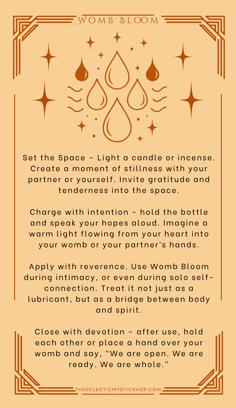 Womb Bloom 8oz – Fertility & Womb Connection