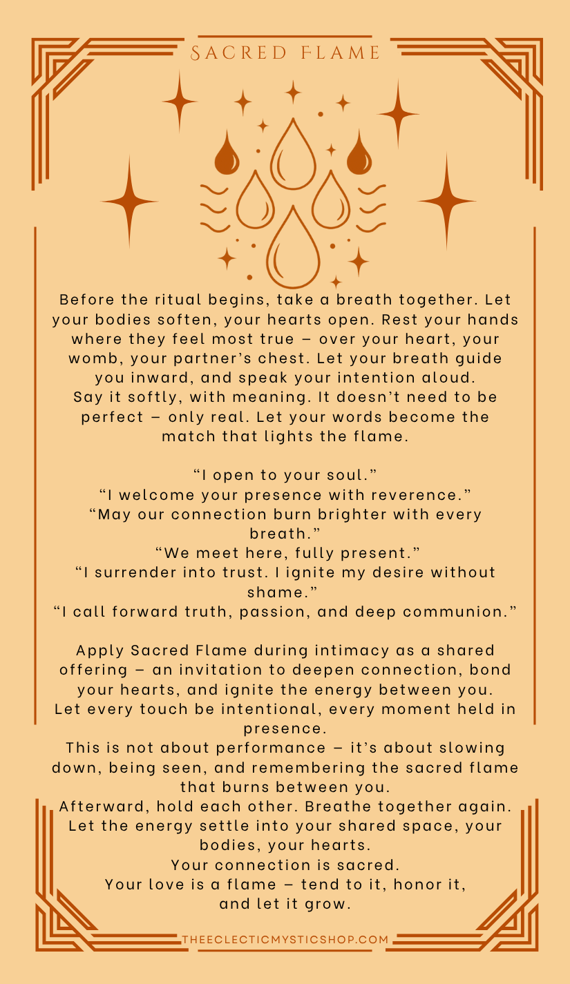 Sacred Flame 8oz – Union & Soulmate Connection