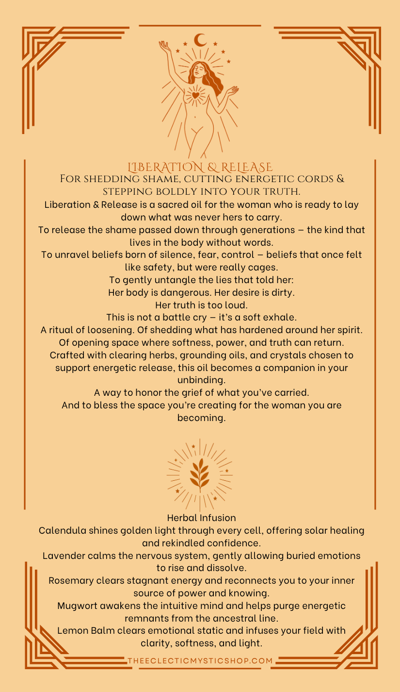 Liberation & Release 8oz – Shame Release
