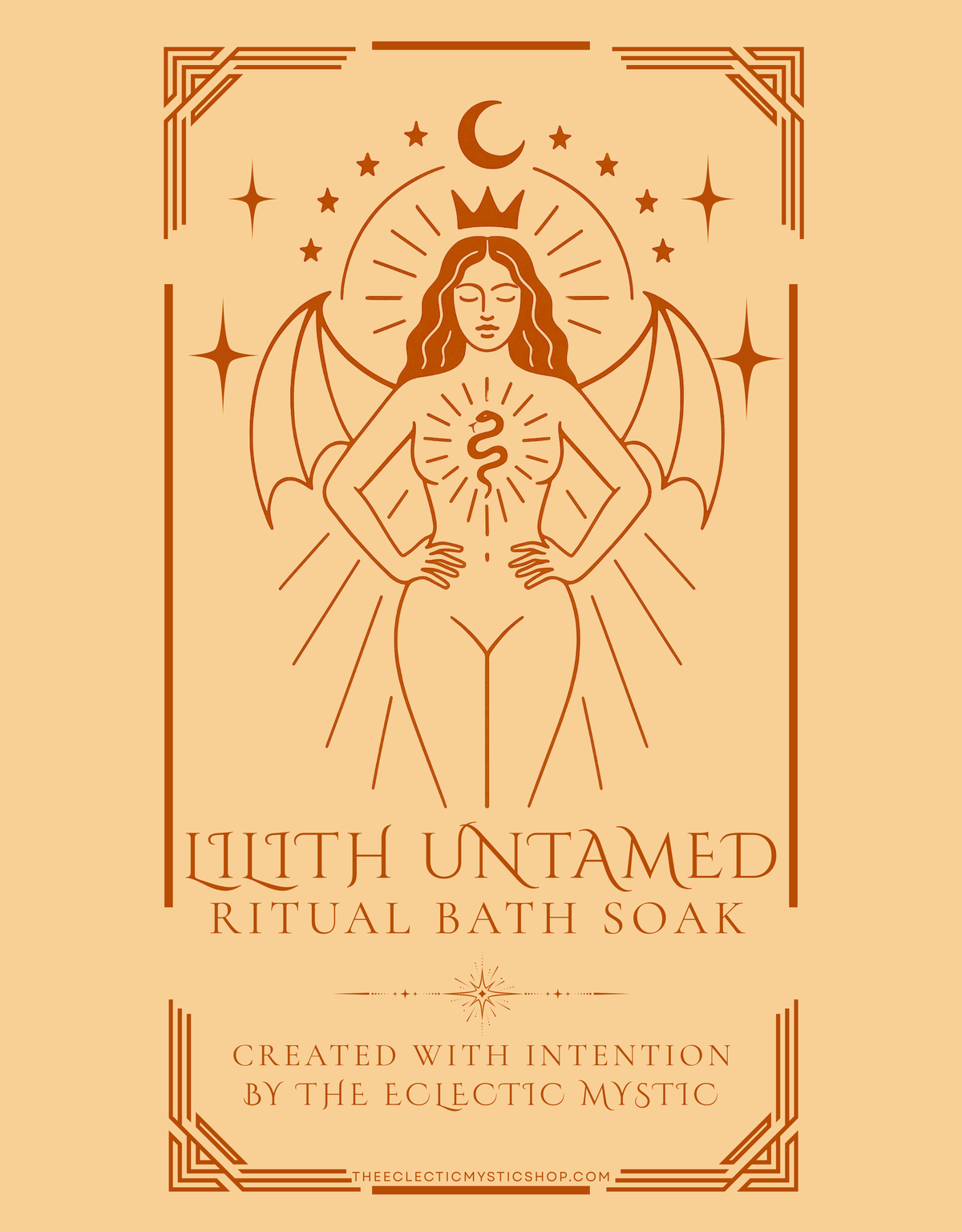 Lilith Untamed – Feminine Power Ritual Bath Soak 9oz