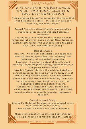 Sacred Flame - Soul Connection Herbal Bath Soak 9oz