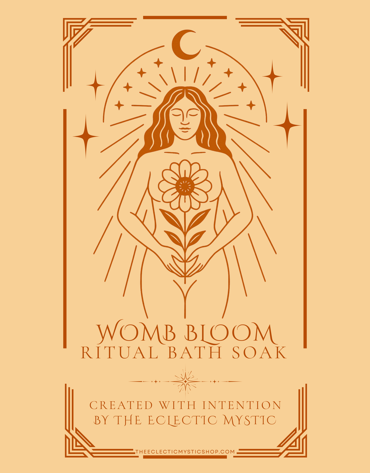 Womb Bloom – Fertility & Womb Connection Ritual Bath Soak 9oz