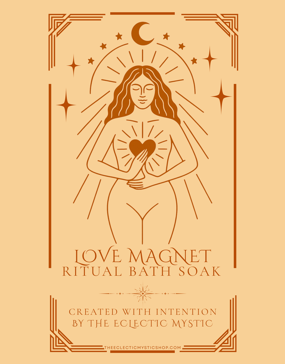 Love Magnet – Attraction & Heart-Opening Ritual Bath Soak 9oz
